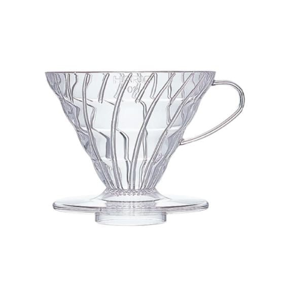 Dripper de Plastique Transparent Hario V60 - Accessoires - EIGHT OUNCE